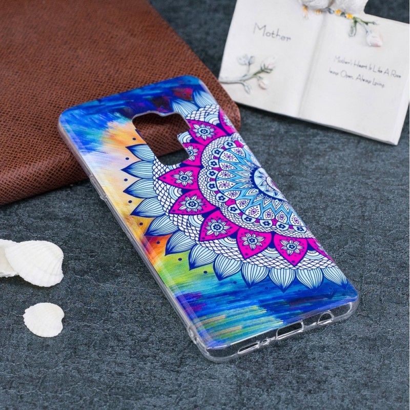 Etui Samsung Galaxy S9 Mandala W Kolorze Fluorescencyjnym