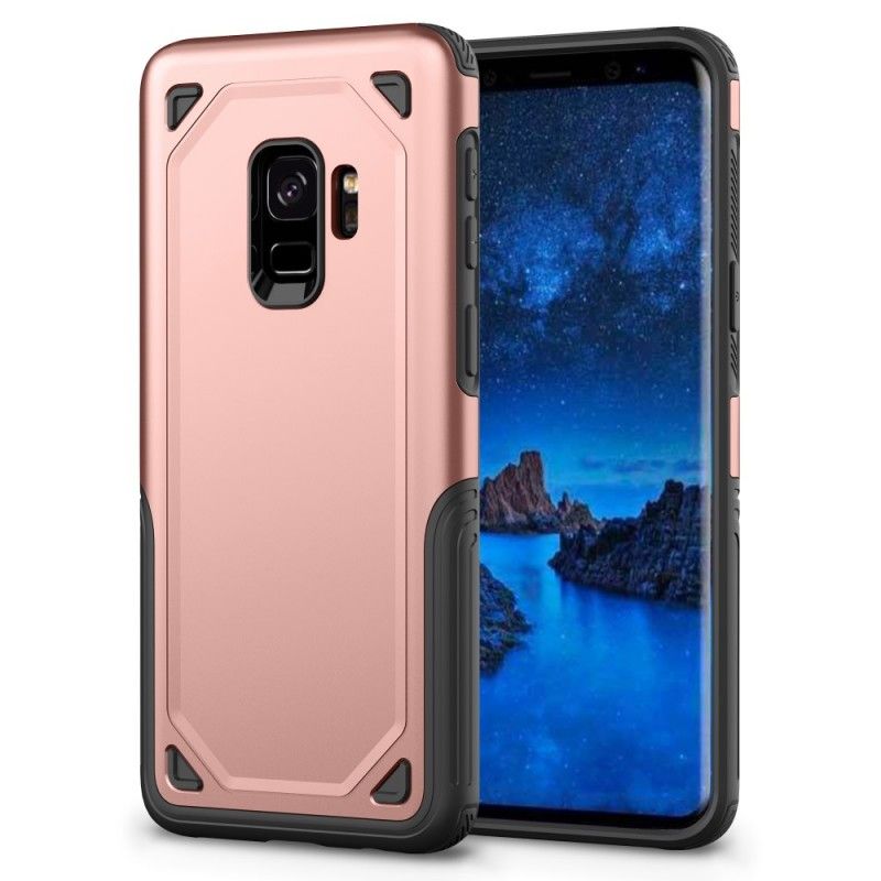 Etui Samsung Galaxy S9 Różowy Efekt Metalu Premium