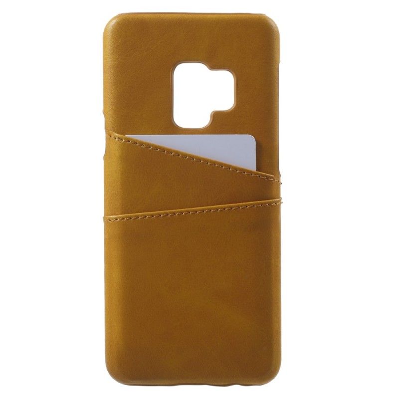 Etui Samsung Galaxy S9 Szary Czarny Posiadacz Karty Etui Ochronne