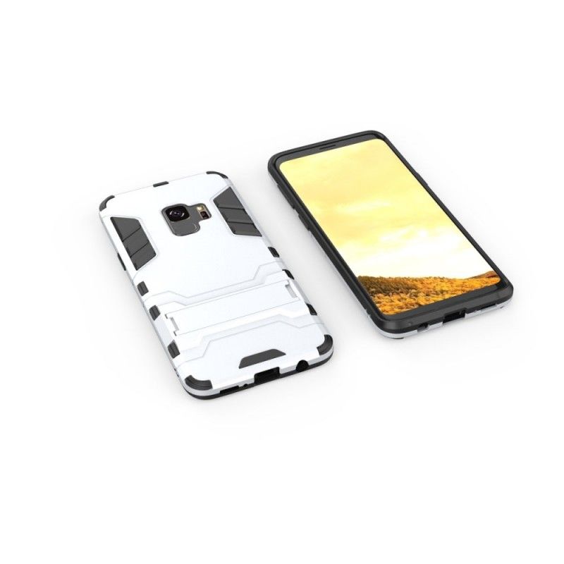 Etui Samsung Galaxy S9 Szary Czarny Ultra Odporny