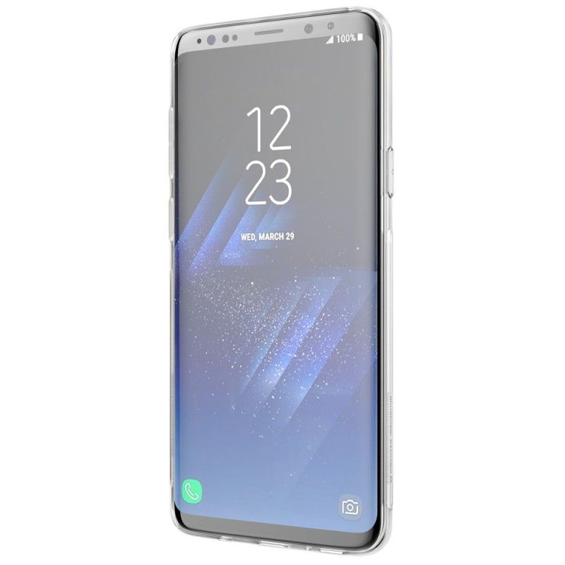 Etui Samsung Galaxy S9 Złoty Przezroczysty Nillkin Etui Ochronne