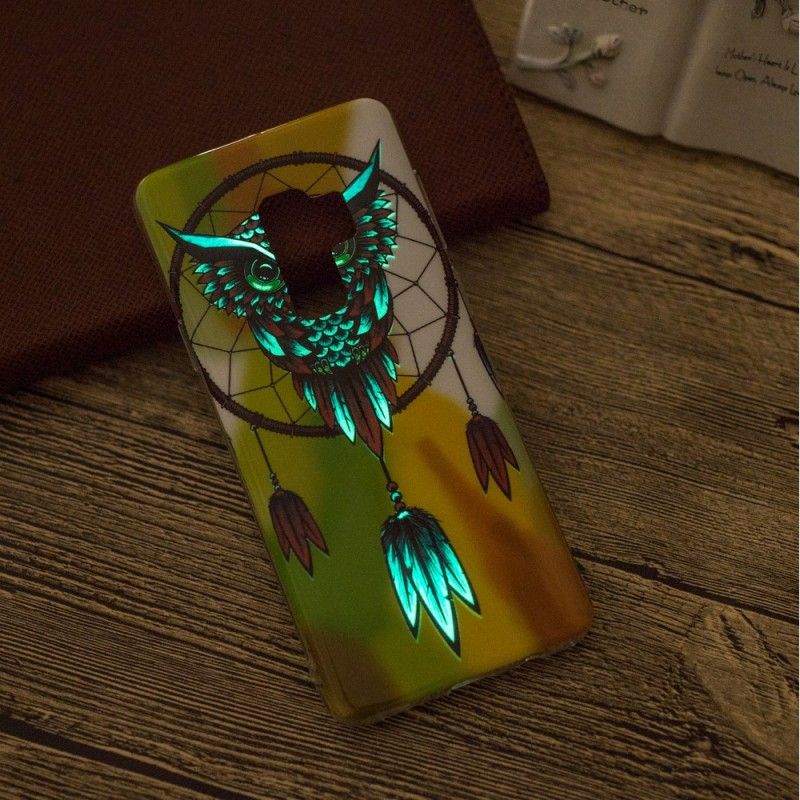 Futerały Samsung Galaxy S9 Etui na Telefon Fluorescencyjny Łapacz Snów Sowy