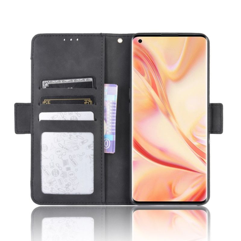 Etui Folio Oppo Find X2 Pro Czerwony Czarny Multikarta Pierwszej Klasy