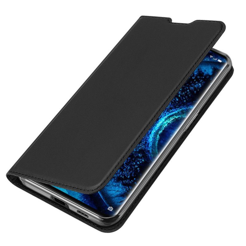 Flip Kotelot Oppo Find X2 Pro Ciemnoniebieski Skóra Pro Dux Ducis Etui Ochronne