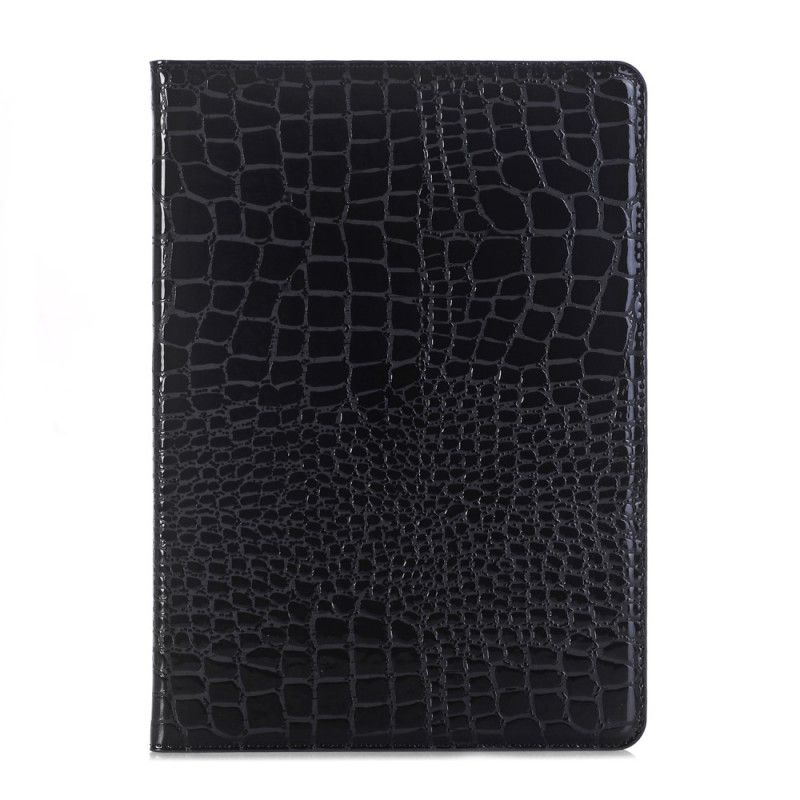 Case iPad 10.2" (2019) (2020) Czerwony Etui na Telefon Styl Skóry Krokodyla