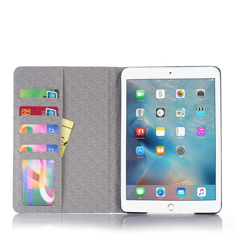 Case iPad 10.2" (2019) (2020) Czerwony Etui na Telefon Styl Skóry Krokodyla