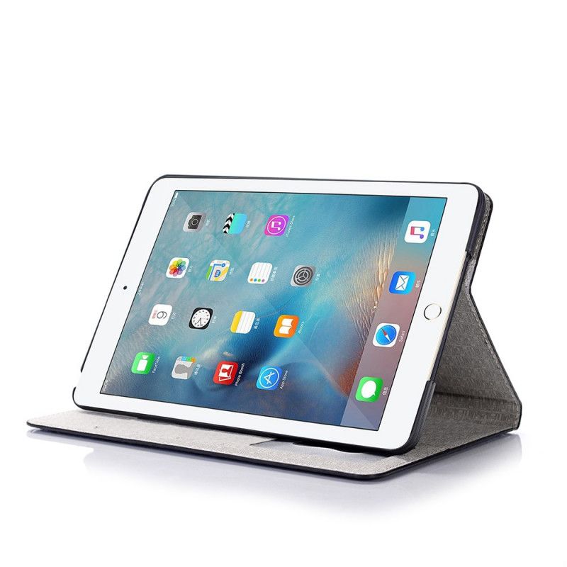 Case iPad 10.2" (2019) (2020) Czerwony Etui na Telefon Styl Skóry Krokodyla