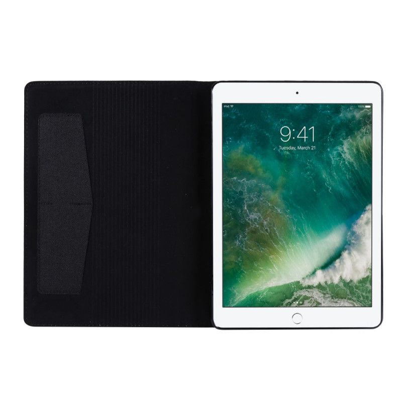 Case iPad 10.2" (2019) (2020) Szary Czarny Etui na Telefon Tkanina