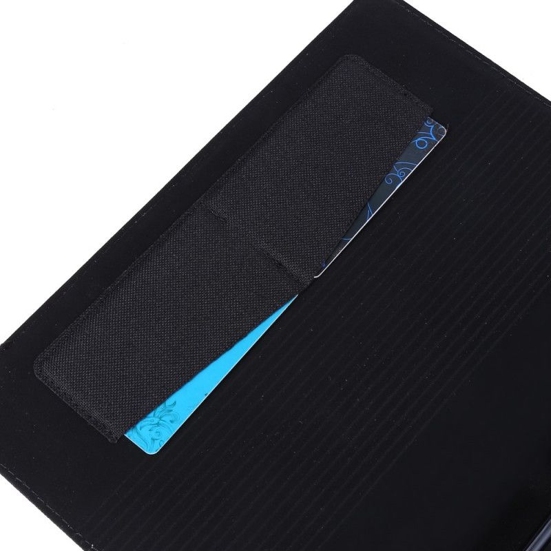 Case iPad 10.2" (2019) (2020) Szary Czarny Etui na Telefon Tkanina