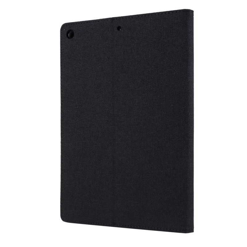 Case iPad 10.2" (2019) (2020) Szary Czarny Etui na Telefon Tkanina