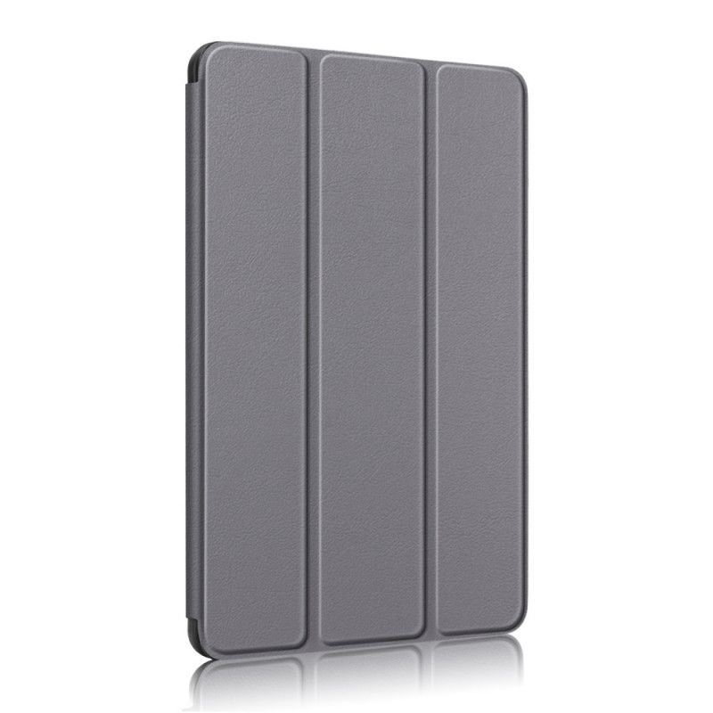 Eleganckie Etui Imitacja Skóry iPad 10.2" (2019) (2020) Szary Czarny Z Uchwytem Na Ołówek