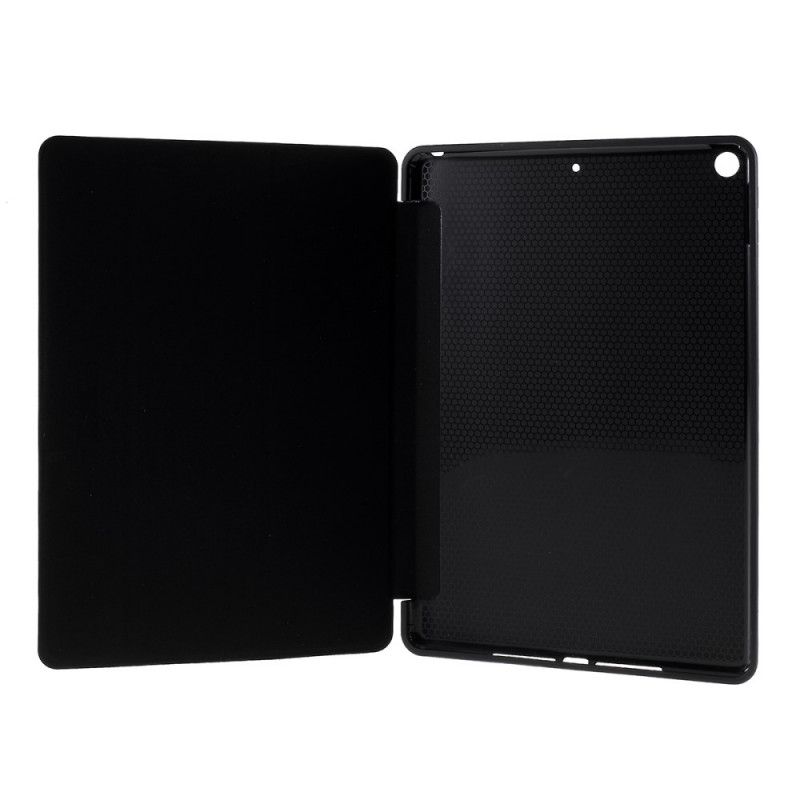 Eleganckie Etui iPad 10.2" (2019) (2020) Czerwony Czarny Z Klasycznym Efektem Skóry