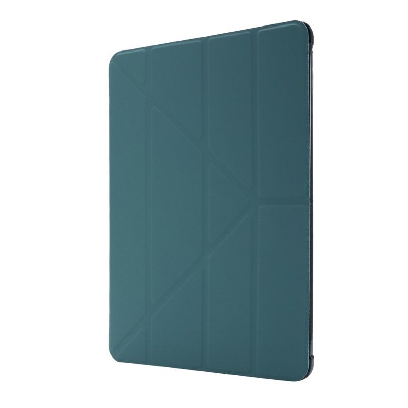 Eleganckie Etui iPad 10.2" (2019) (2020) Różowy Czarny Efekt Skóry Origami