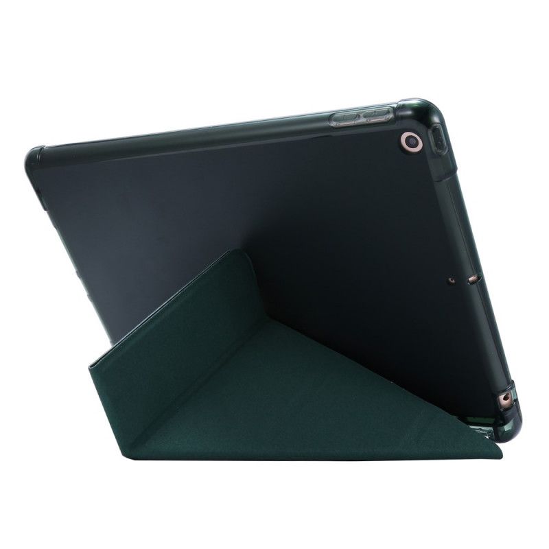 Eleganckie Etui iPad 10.2" (2019) (2020) Różowy Czarny Efekt Skóry Origami