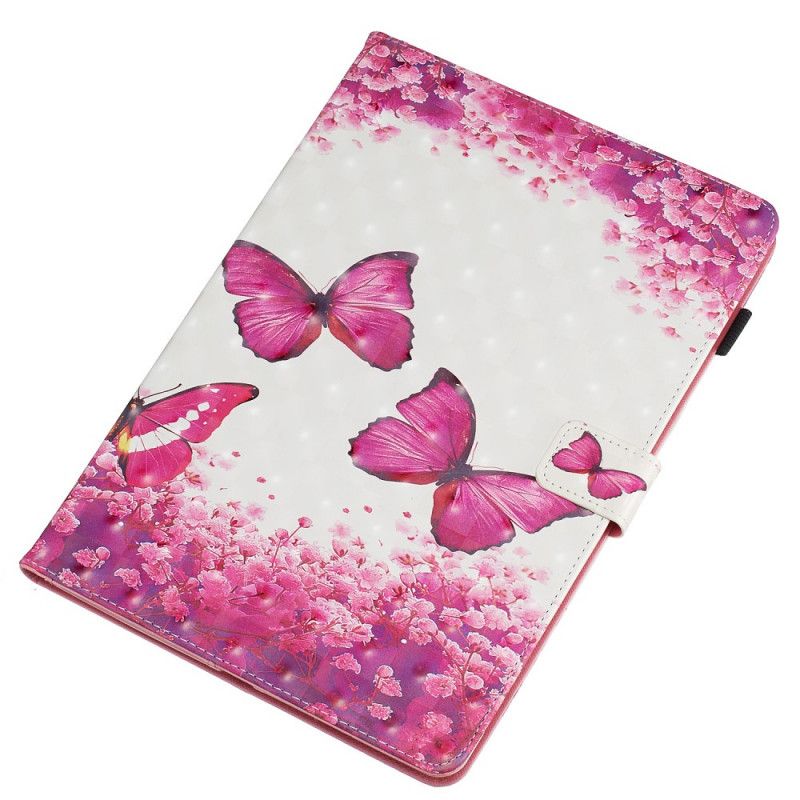 Etui Folio iPad 10.2" (2019) (2020) Czerwone Motyle