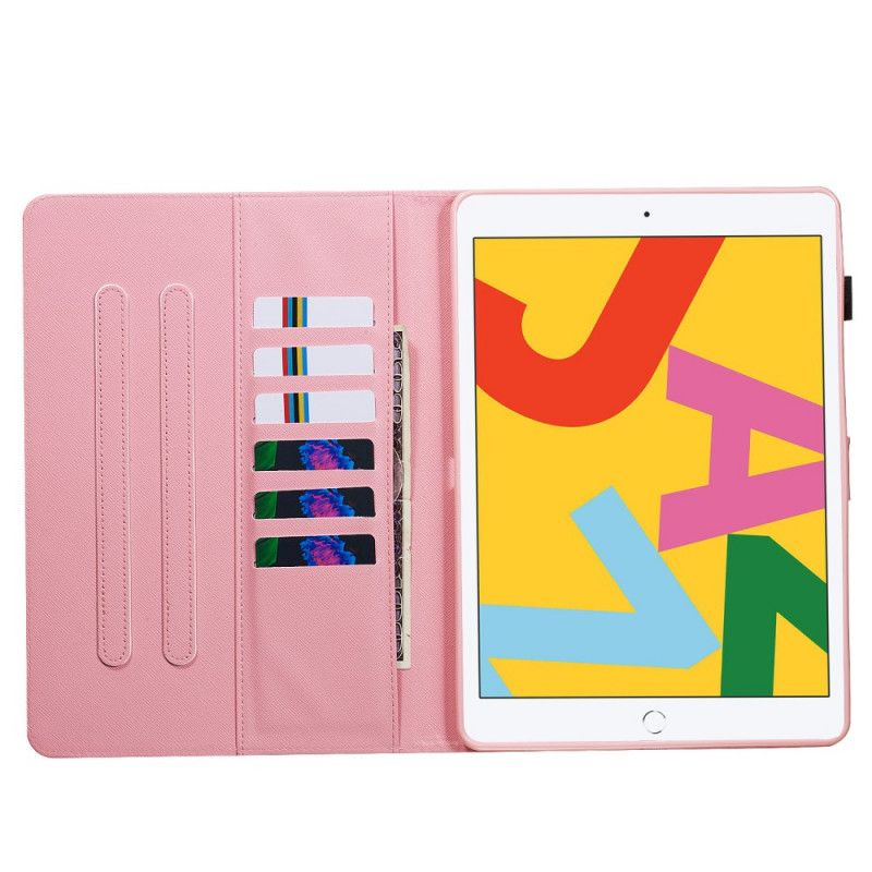 Etui Folio iPad 10.2" (2019) (2020) Czerwone Motyle