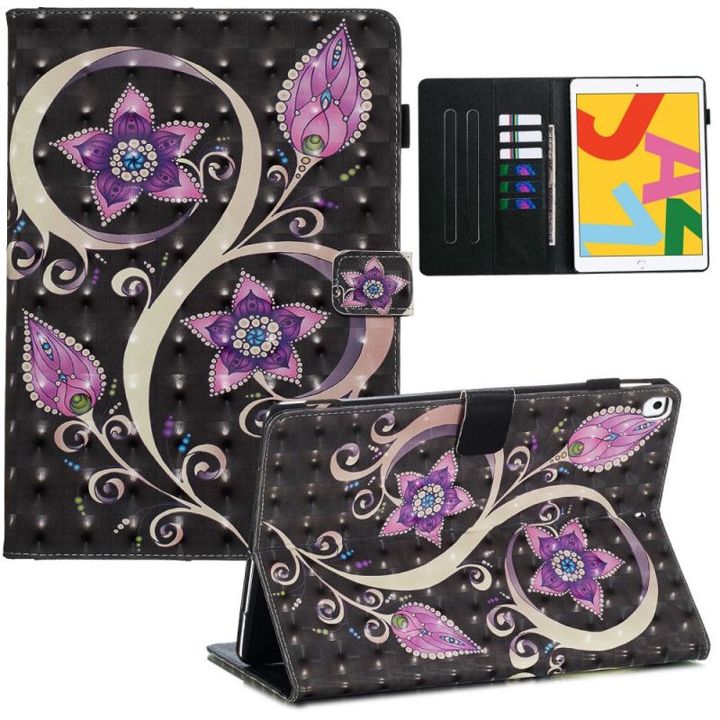 Etui Folio iPad 10.2" (2019) (2020) Kwiaty