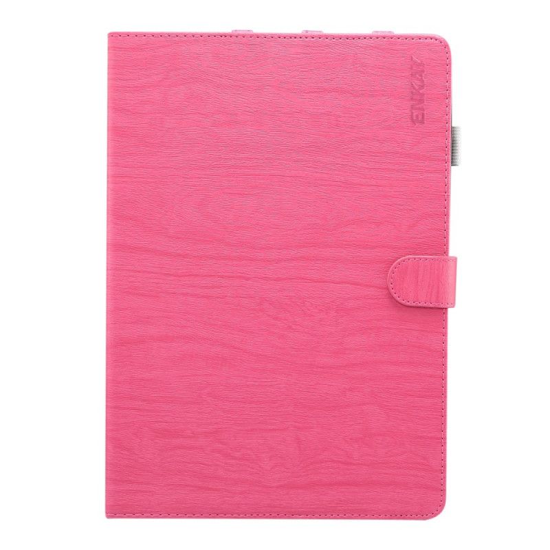 Etui Folio iPad 10.2" (2019) (2020) Magenta Szary Dobra Tekstura Drewna Etui Ochronne