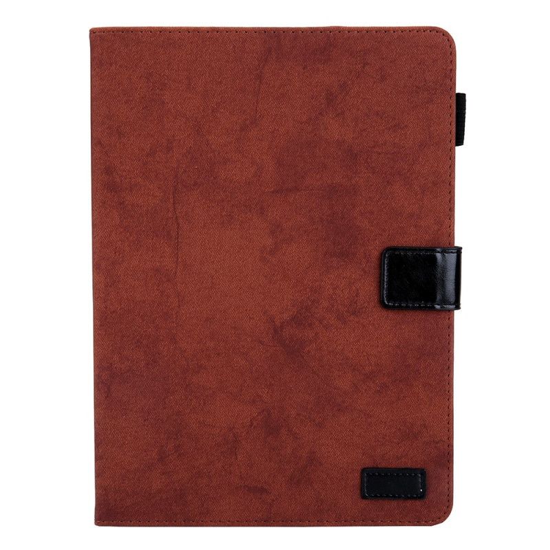 Etui Folio iPad 10.2" (2019) (2020) Magenta Szary Imitacja Skóry W Stylu Marmuru