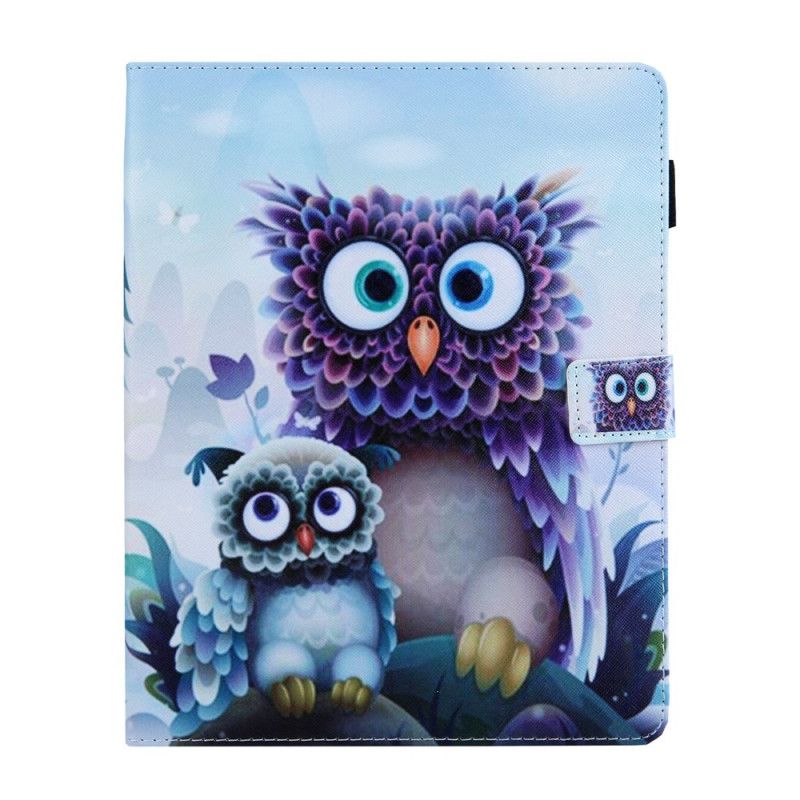 Etui Folio iPad 10.2" (2019) (2020) Oszołomione Sowy Etui Ochronne