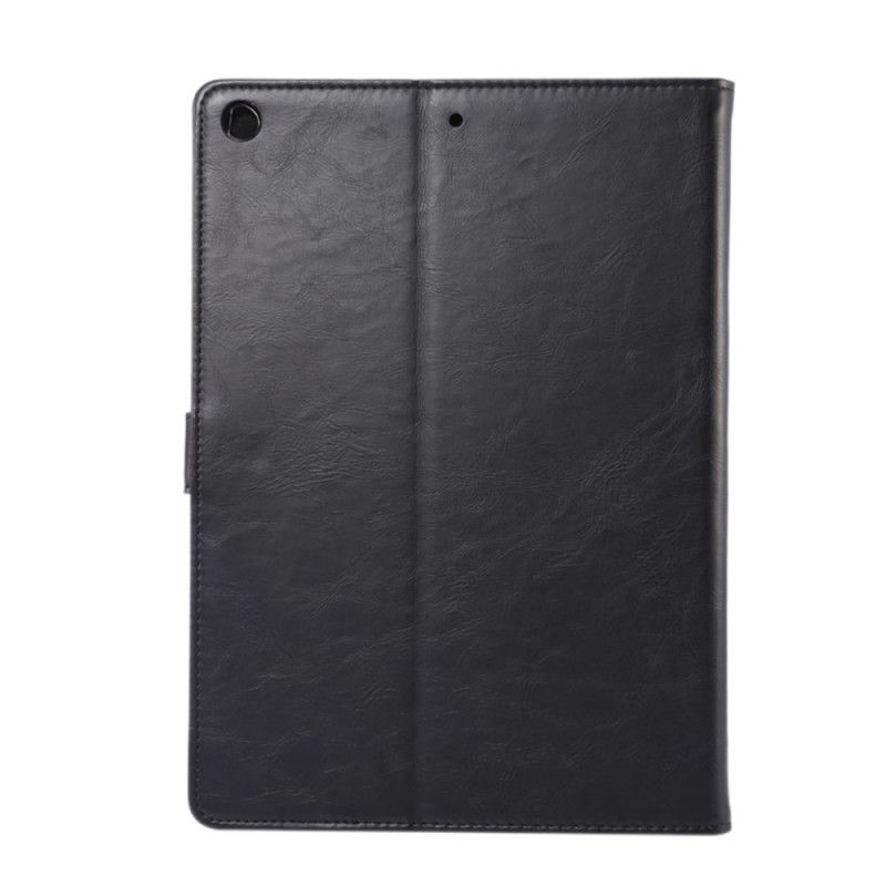 Etui Folio iPad 10.2" (2019) (2020) Szary Czarny Dobra Imitacja Skóry Etui Ochronne