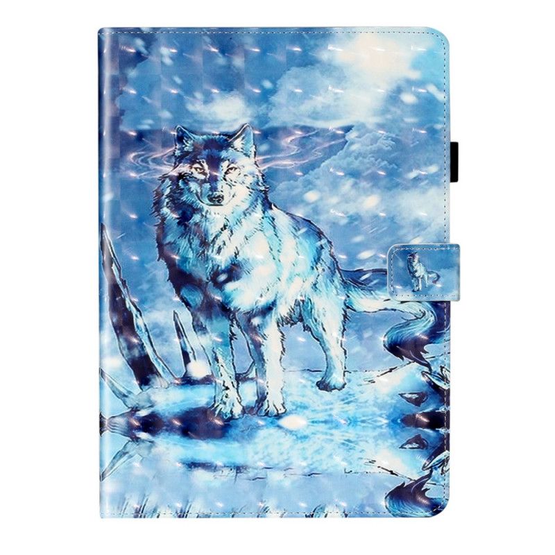 Etui Folio iPad 10.2" (2019) (2020) Wilki Plamiste