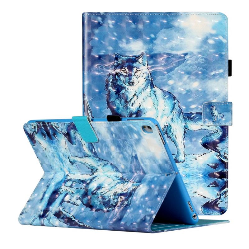 Etui Folio iPad 10.2" (2019) (2020) Wilki Plamiste