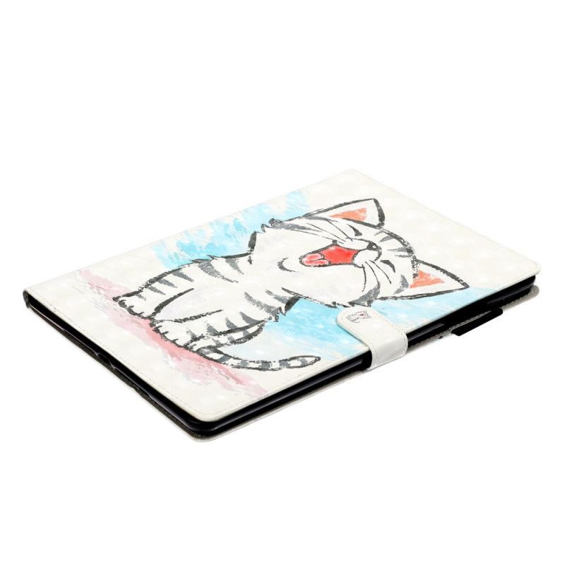 Etui Folio iPad 10.2" (2019) (2020) Zabawny Kot Etui Ochronne