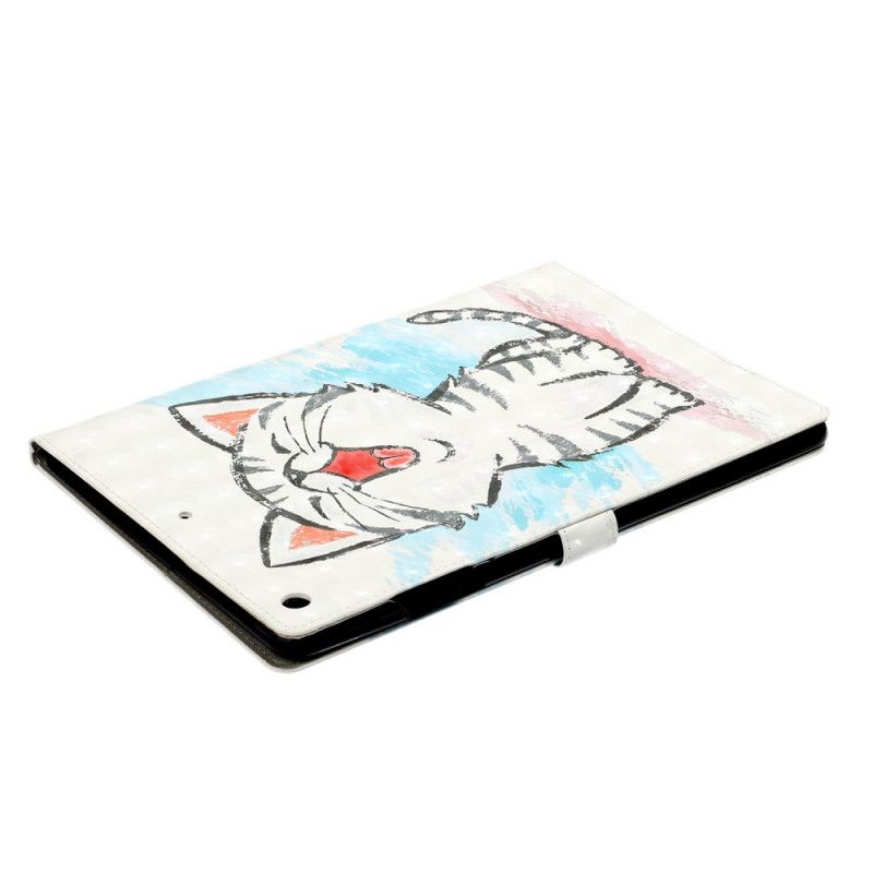 Etui Folio iPad 10.2" (2019) (2020) Zabawny Kot Etui Ochronne