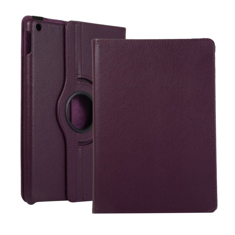 Etui iPad 10.2" (2019) (2020) Biały Czarny Imitacja Skóry Liczi Etui Ochronne