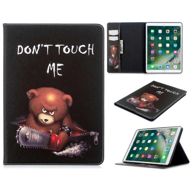 Etui iPad 10.2" (2019) (2020) Brązowy Czarny Nie Dotykaj Mnie