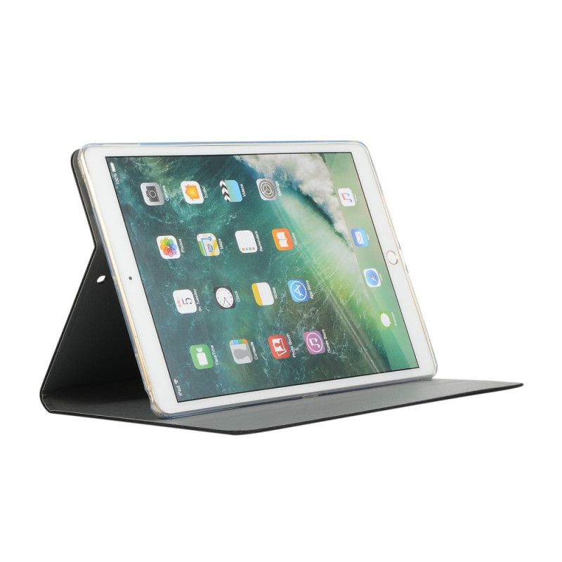 Etui iPad 10.2" (2019) (2020) Szary Czarny Efekt Tkaniny