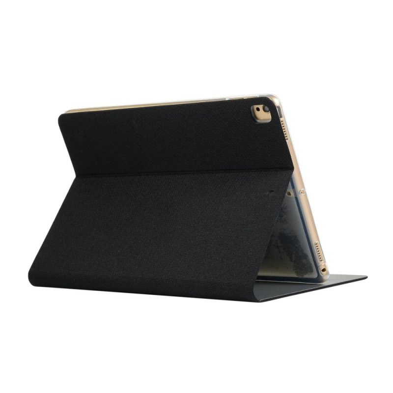 Etui iPad 10.2" (2019) (2020) Szary Czarny Efekt Tkaniny