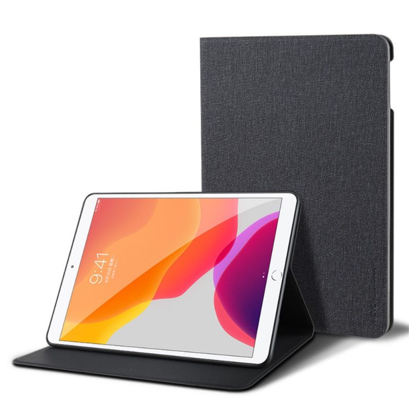 Etui iPad 10.2" (2019) (2020) Szary Czarny Tkanina Na Poziomie X