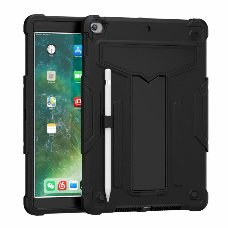 Etui iPad 10.2" (2019) (2020) Szary Czarny Wytrzymały Składany Wspornik Etui Ochronne