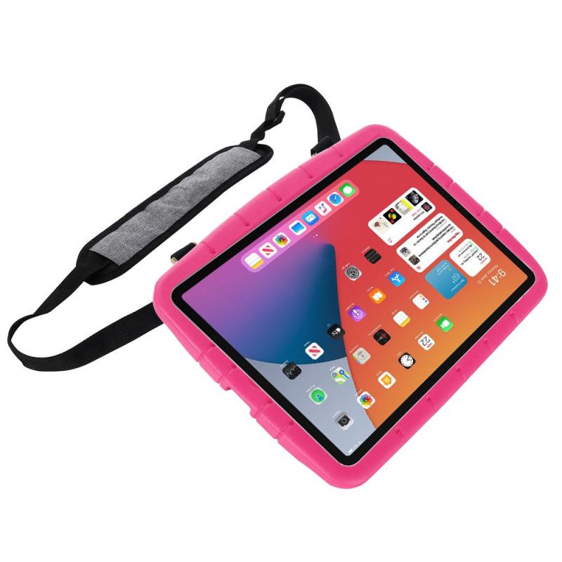 Futerały iPad 10.2" (2019) (2020) Żółty Magenta Etui na Telefon Pianka Eva Z Paskiem Na Ramię