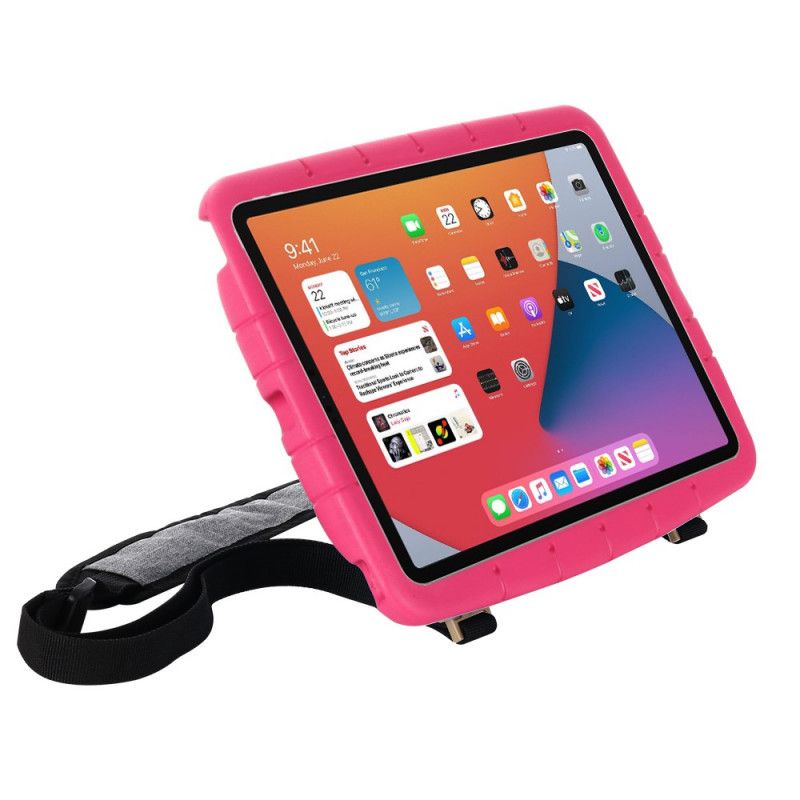 Futerały iPad 10.2" (2019) (2020) Żółty Magenta Etui na Telefon Pianka Eva Z Paskiem Na Ramię