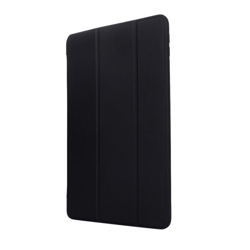 Inteligentne Etui iPad 10.2" (2019) (2020) Czerwony Czarny Silikonowa Imitacja Skóry