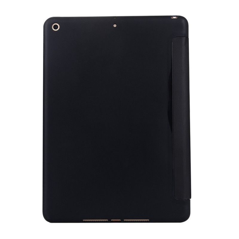 Inteligentne Etui iPad 10.2" (2019) (2020) Czerwony Czarny Silikonowa Imitacja Skóry