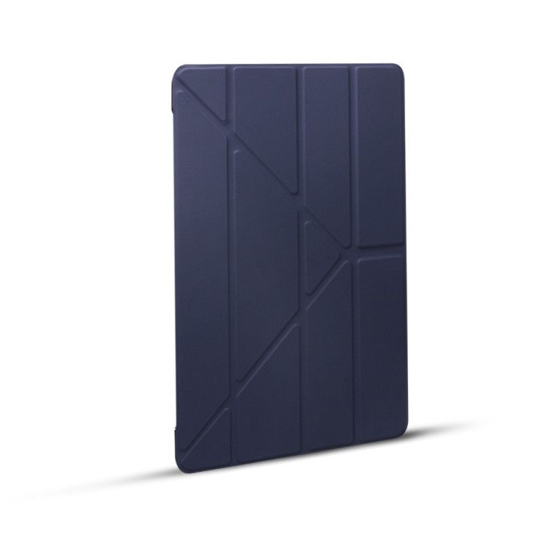 Inteligentne Etui iPad 10.2" (2019) (2020) Czerwony Czarny Ze Sztucznej Skóry Origami