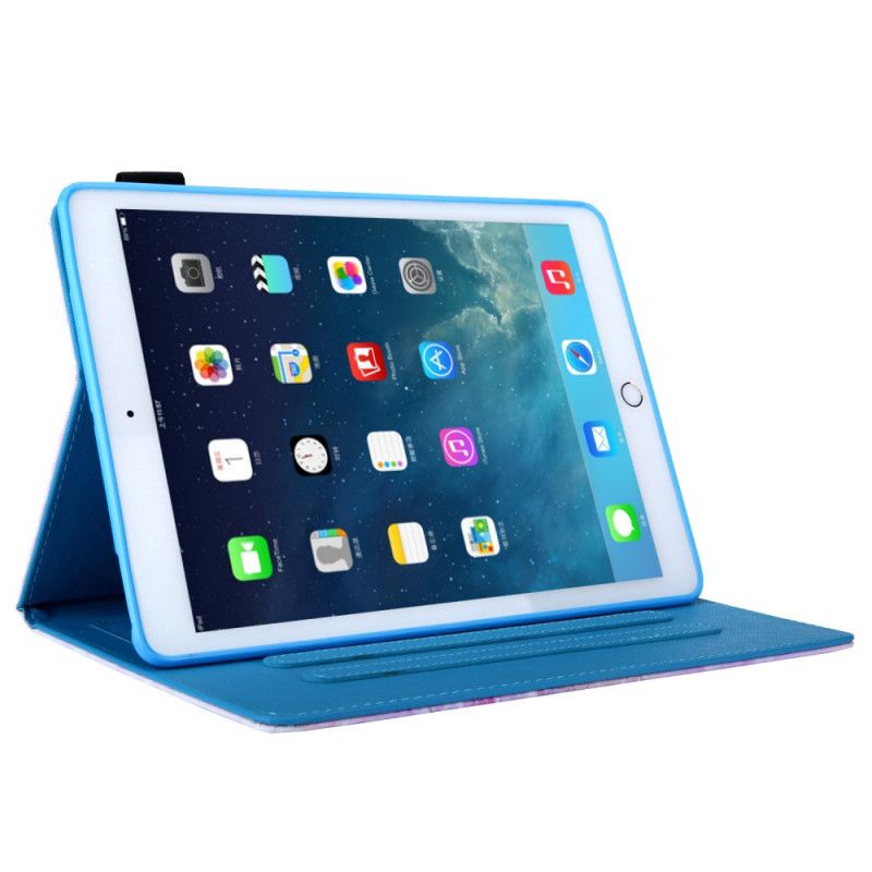 Obudowa iPad 10.2" (2019) (2020) Turkusowy Biały Seria Motylkowa