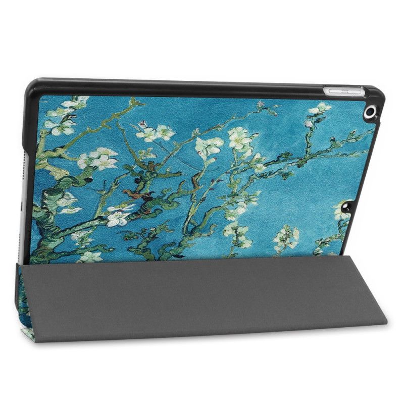 Smart Case iPad 10.2" (2019) (2020) Drzewo Kwiatowe Ze Sztucznej Skóry