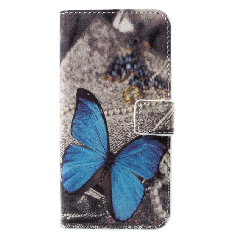 Etui Folio Honor 9 Niebieski Motyl Etui Ochronne