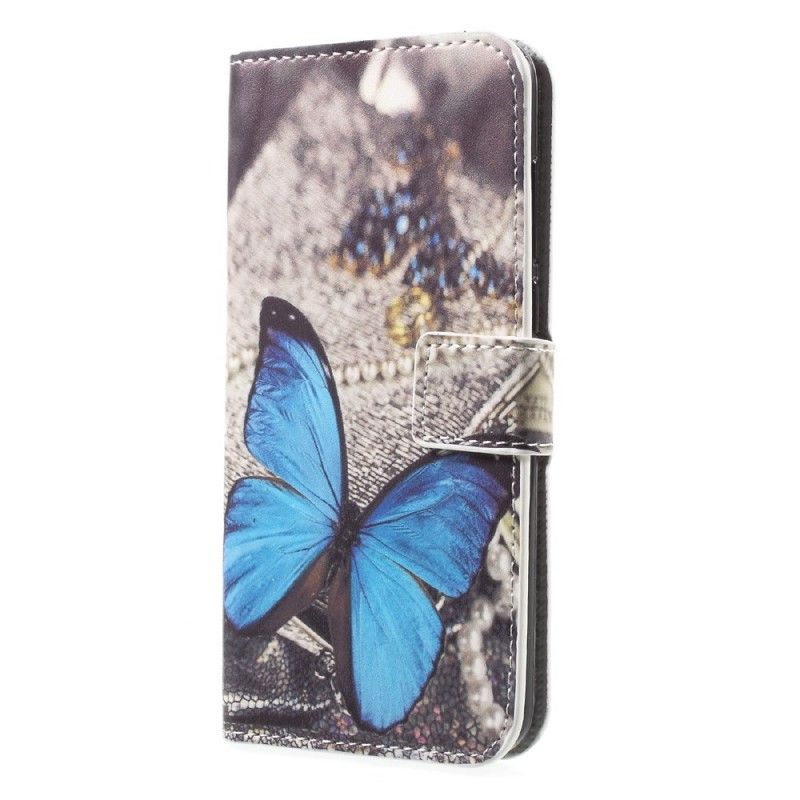 Etui Folio Honor 9 Niebieski Motyl Etui Ochronne