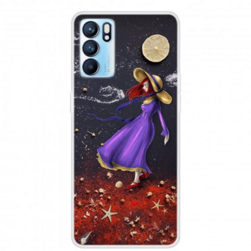 Etui Do Oppo Reno 6 5g Spacer Młodej Dziewczyny