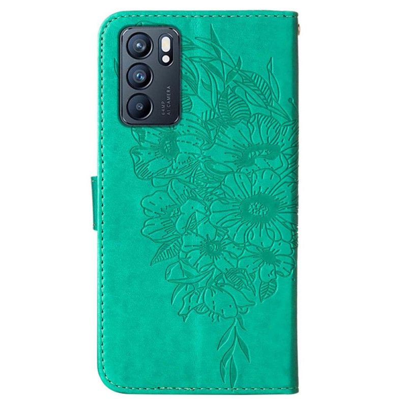 Etui Folio Do Oppo Reno 6 5g Projekt Motyla