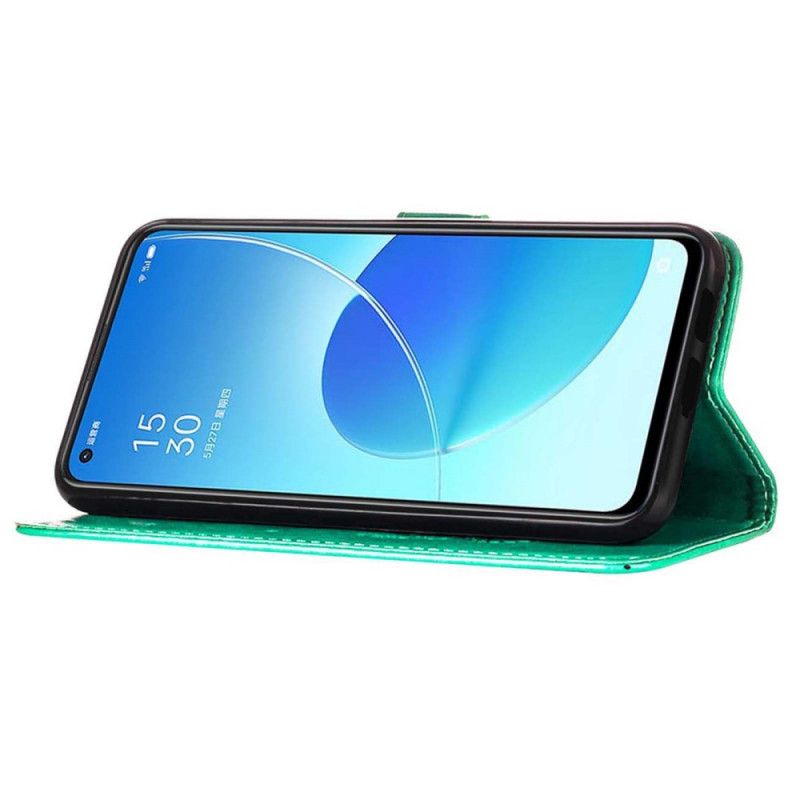 Etui Folio Do Oppo Reno 6 5g Projekt Motyla