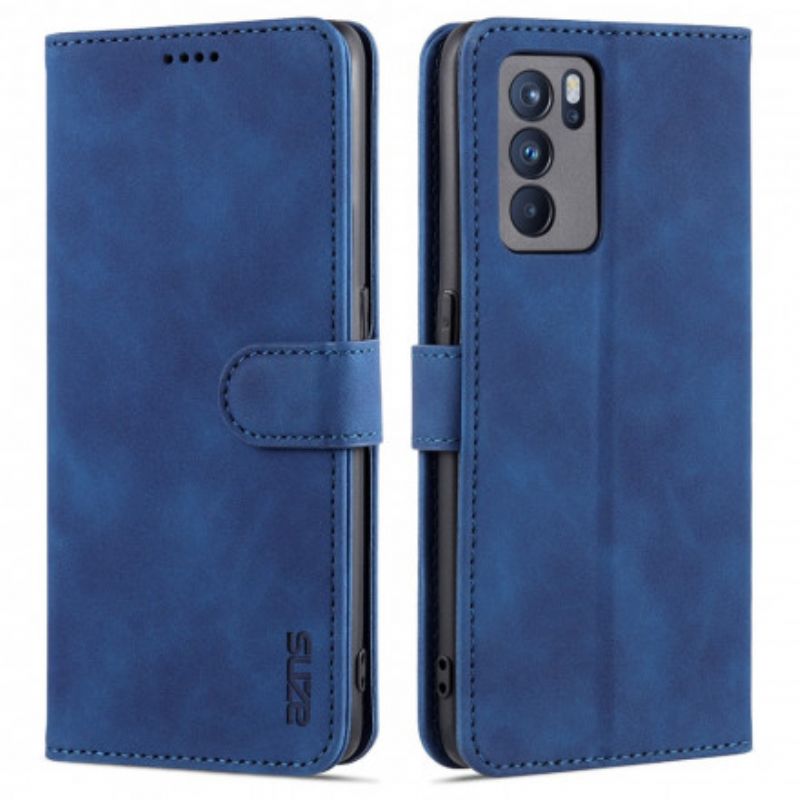 Etui Folio Oppo Reno 6 5g Azns Efekt Skóry