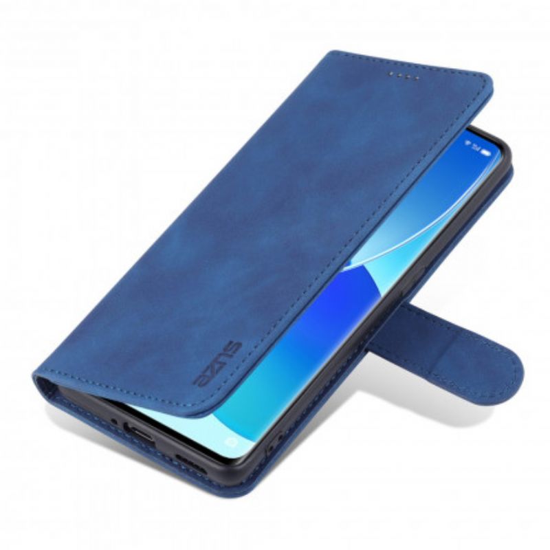 Etui Folio Oppo Reno 6 5g Azns Efekt Skóry