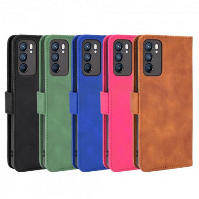 Etui Folio Oppo Reno 6 5g Dotyk Skóry Etui Ochronne